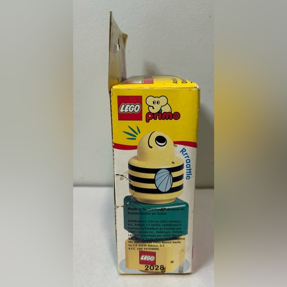 VINTAGE LEGO Primo 2028 5 Pieces  with Booklets Rattle Blocks 1998 Unopened - Picture 3 of 6